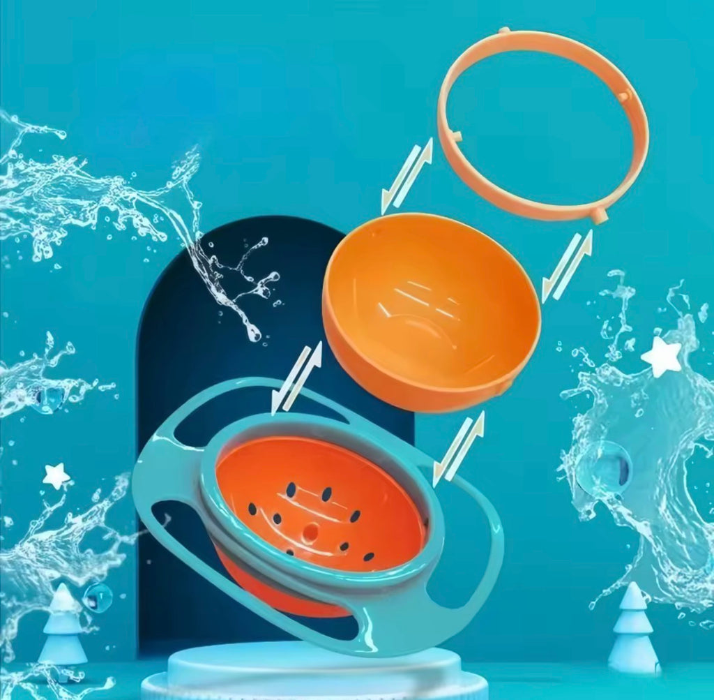 Cuenco Giroscópico Antiderrames 360° Fynex™ 👶🥣